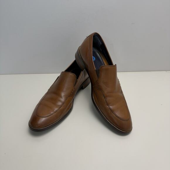 Cole Haan Dress Loafers Shoes Size 11M Leather Chestnut Brown Career Wear